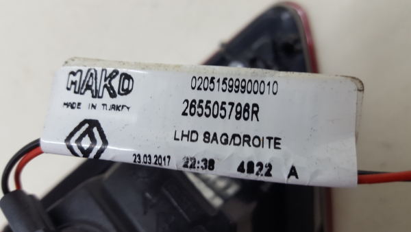 Fanale Destro Baule RENAULT Clio IV (BH_) Imagem-4