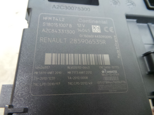 Centralita de encendido (inmovilizador) RENAULT Clio IV (BH_) Imagem-2