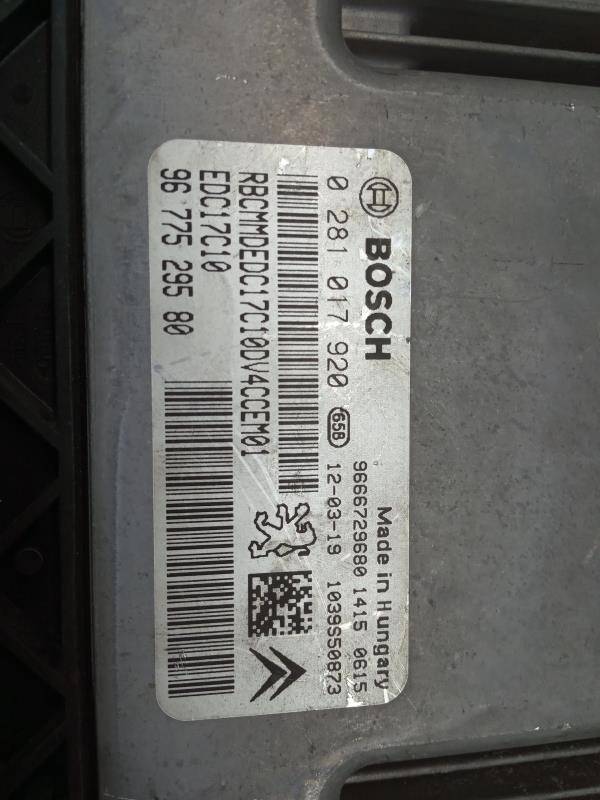 Centralina motor / ECU CITROËN C3 II (SC_) Imagem-3