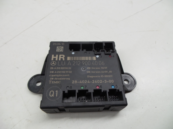 Right rear Door Unit Module MERCEDES-BENZ Classe C (W204)