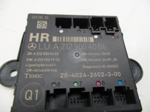 Right rear Door Unit Module MERCEDES-BENZ Classe C (W204) Imagem-2