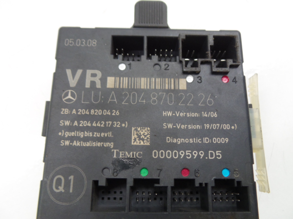 Módulo porta frente direito MERCEDES-BENZ Classe C Carrinha (S204) Imagem-1