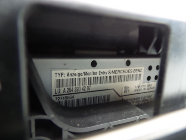 Écran de Navigation MERCEDES-BENZ Classe C Carrinha (S204) Imagem-5