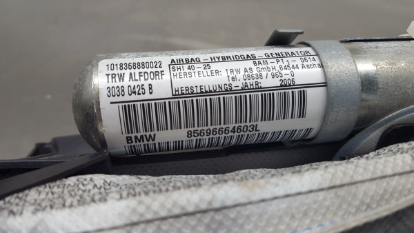 Airbag Cortina Derecho BMW 3 (E90) Imagem-2