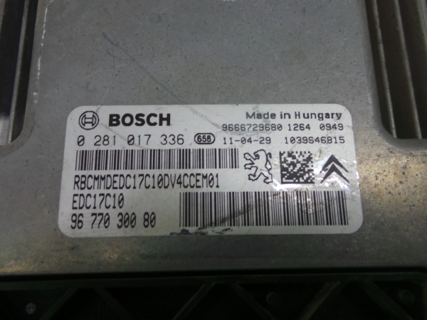 Centralina motor / ECU CITROËN C3 II (SC_) Imagem-3