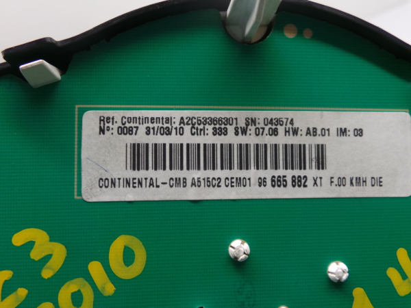 Quadrante / painel de instrumentos CITROËN C3 II (SC_) Imagem-1