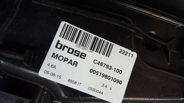 Elevador vidros trás esquerdo JEEP Renegade (BU, B1) Imagem-2