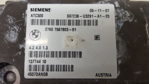 Gearbox control unit / Gearbox ECU BMW 3 Coupé (E92) Imagem-4