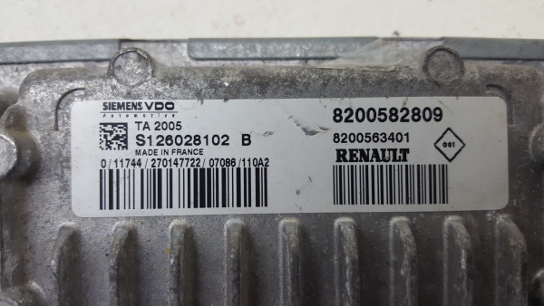 Gearbox control unit / Gearbox ECU RENAULT Clio III (BR0/1, CR0/1) Imagem-4