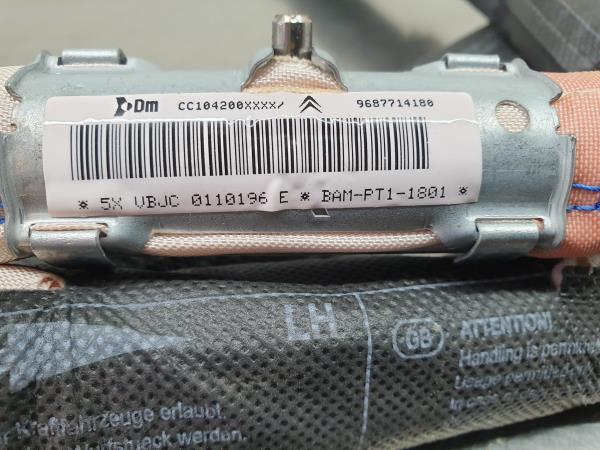 Right Curtain Airbag CITROËN C5 III (RD_) Imagem-2