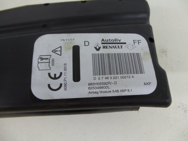 Right Seat Airbag RENAULT Clio IV (BH_) Imagem-4
