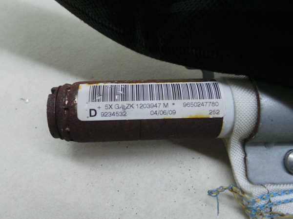 Airbag Cortina Derecho PEUGEOT 207 (WA_, WC_) Imagem-2