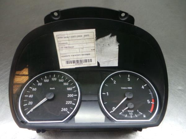 Quadrante / painel de instrumentos BMW 1 (E87)