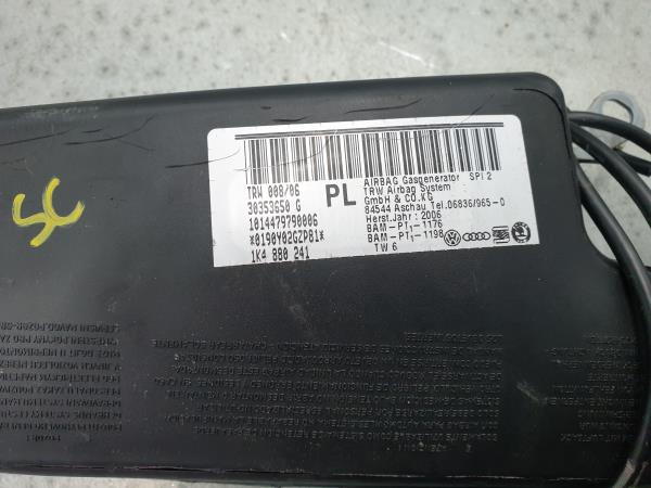 Left Seat Airbag VOLKSWAGEN Golf Plus (5M1, 521) Imagem-2