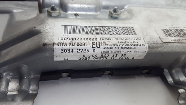 Airbag lateral frente esquerda MERCEDES-BENZ CLK (C209) Imagem-2