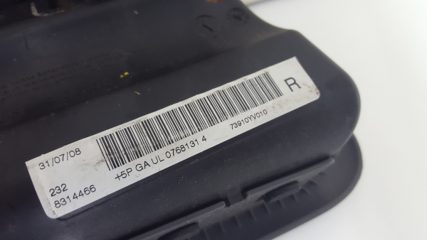 Right Seat Airbag TOYOTA Aygo (_B1_) Imagem-2