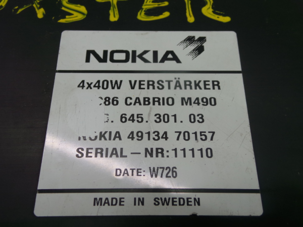 Amplificador de colunas PORSCHE Boxster (986) Imagem-3