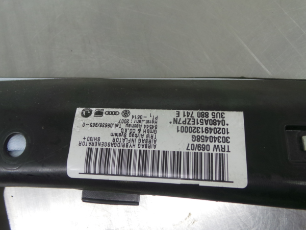 Left Curtain Airbag SKODA Superb I Sedan (3U4) Imagem-1