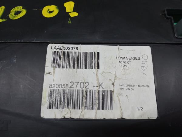 Quadrante / painel de instrumentos RENAULT Clio III (BR0/1, CR0/1) Imagem-3