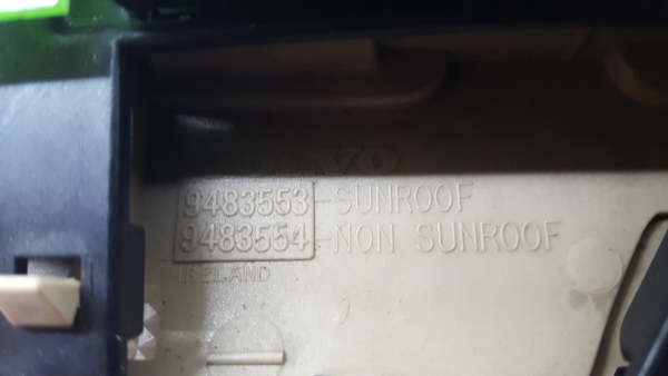 Plafón Delantero VOLVO V70 I (LV) Imagem-4