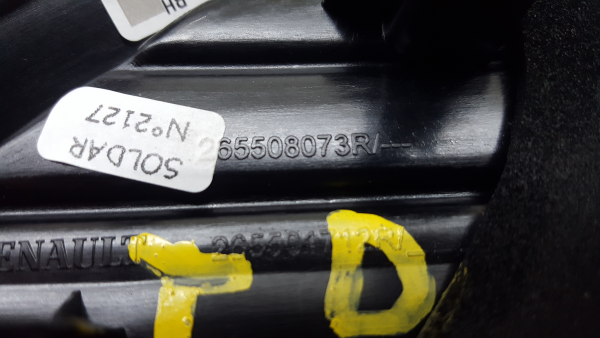 Right trunk lid reflector RENAULT Captur (J5_) Imagem-3