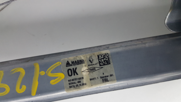 Alzavetro posteriore sinistro DACIA Sandero II (5S_) Imagem-1