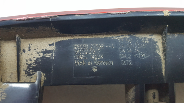 Feu de stop supplémentaire / 3e feu RENAULT Megane IV (B9A/M_) Imagem-2