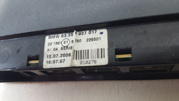 Additional stop light / 3rd stop light BMW 5 (E60) Imagem-4