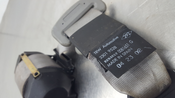 Cintura Pretensionatore posteriore centrale RENAULT Clio II (BB0/1/2_, CB0/1/2_) Imagem-1