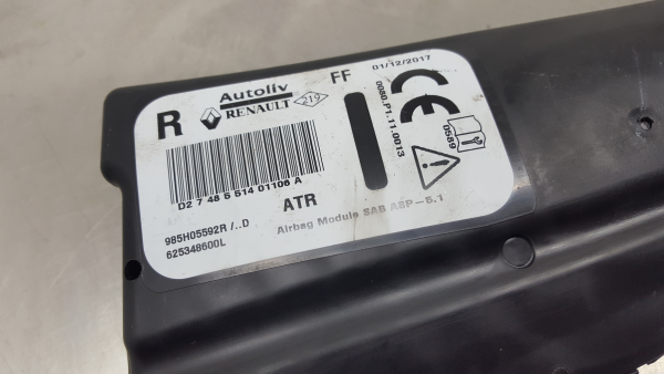 Right Seat Airbag RENAULT Clio IV (BH_) Imagem-3