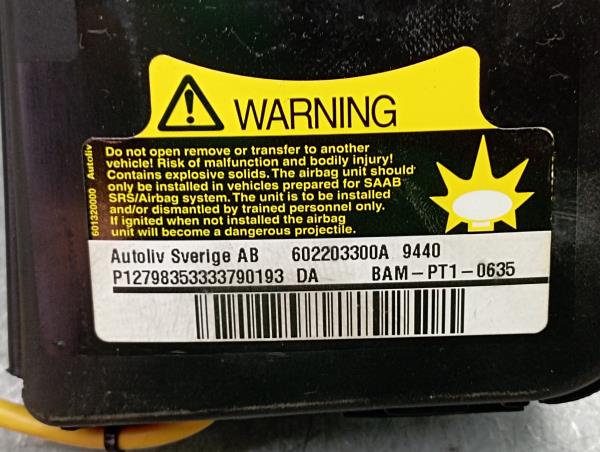 Airbag Derecho SAAB 9-3 Sedan (YS3F) Imagem-3