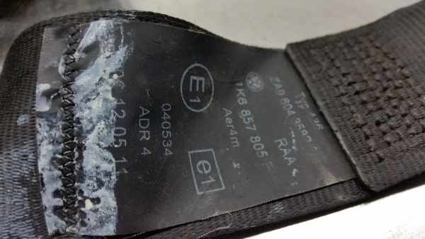 Prétensionneur de ceinture arrière gauche VOLKSWAGEN Golf V (1K1) Imagem-3