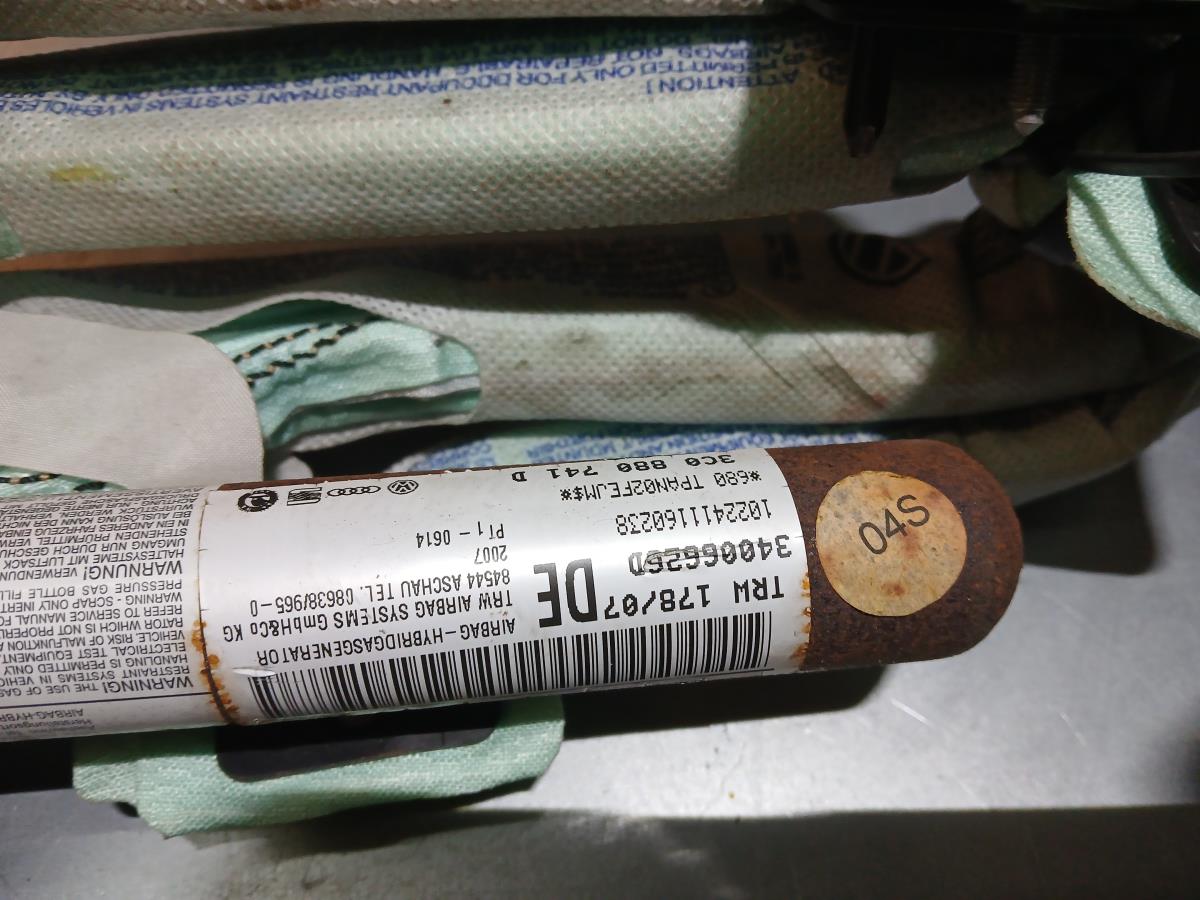 Airbag Cortinha Izquierdo VOLKSWAGEN Passat (3C2) Imagem-3