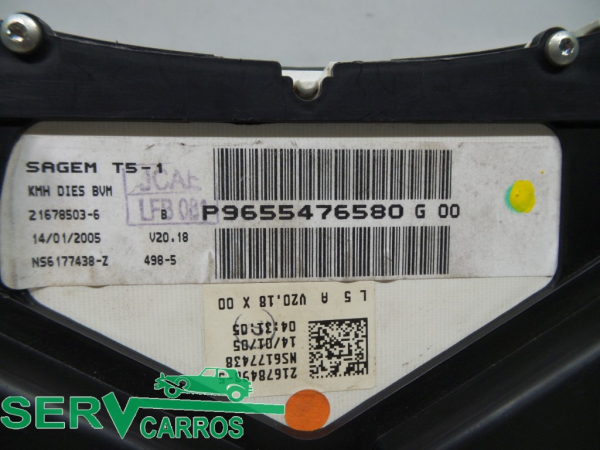 Quadrante / painel de instrumentos PEUGEOT 307 (3A/C) Imagem-2