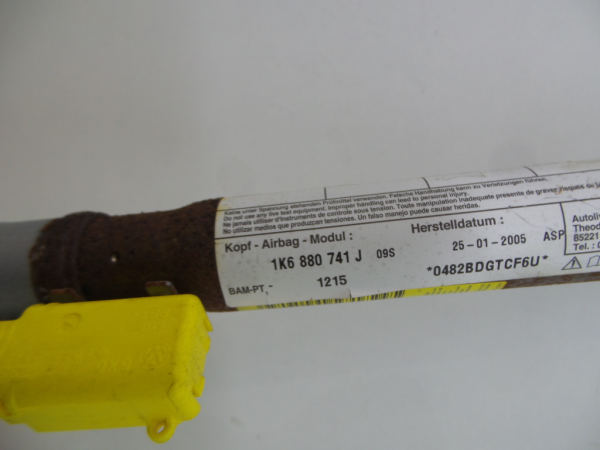 Airbag a Tendina Sinistra VOLKSWAGEN Golf V (1K1) Imagem-3