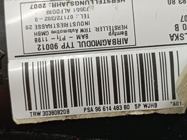 Airbag banco esquerdo PEUGEOT 308 (4A_, 4C_) Imagem-2