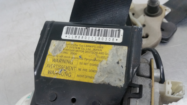 Pré-tensor cinto frente esquerdo NISSAN Almera I Sedan (N15) Imagem-3