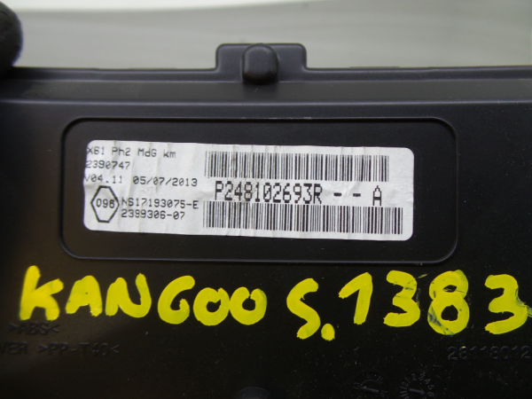 Quadrante / painel de instrumentos RENAULT Kangoo (KW0/1_) Imagem-5