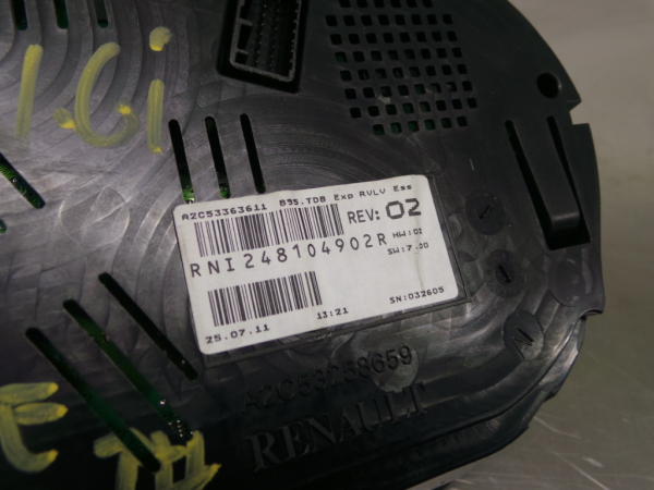 Quadrante / painel de instrumentos RENAULT Megane III (BZ0_) Imagem-3