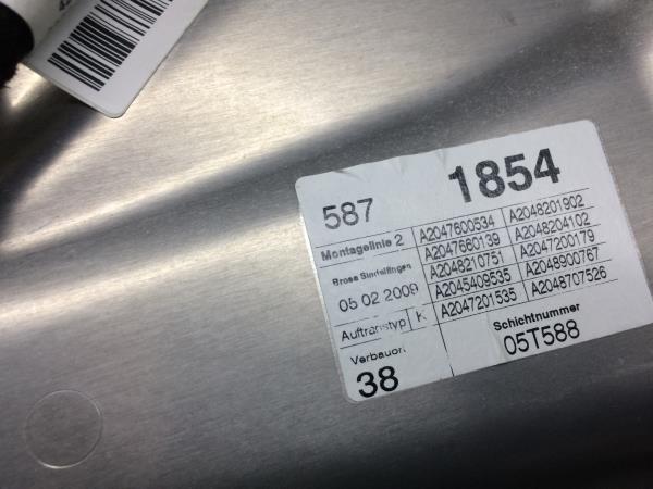 Lève-vitre avant gauche MERCEDES-BENZ Classe C (W204) Imagem-5