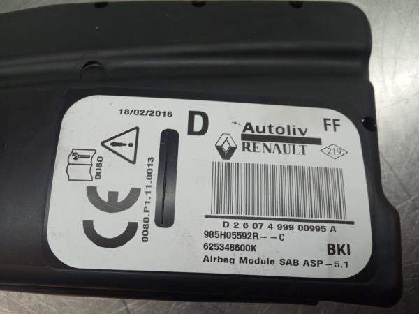 Airbag Derecho RENAULT Captur (J5_) Imagem-2