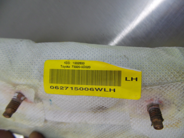 Left Seat Airbag TOYOTA Yaris (_P9_) Imagem-2