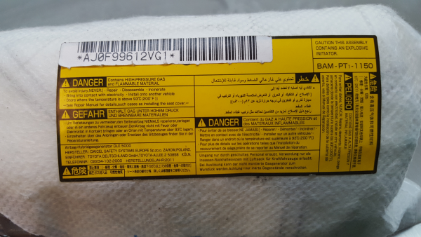 Left Seat Airbag TOYOTA Auris Hatchback (_E15_) Imagem-3