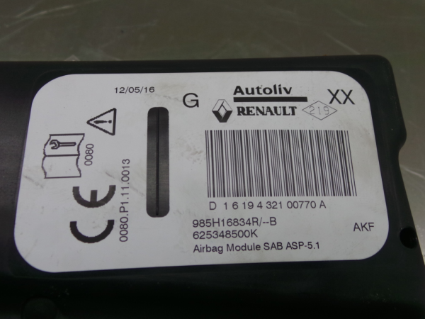 Airbag Guache RENAULT Clio IV (BH_) Imagem-4