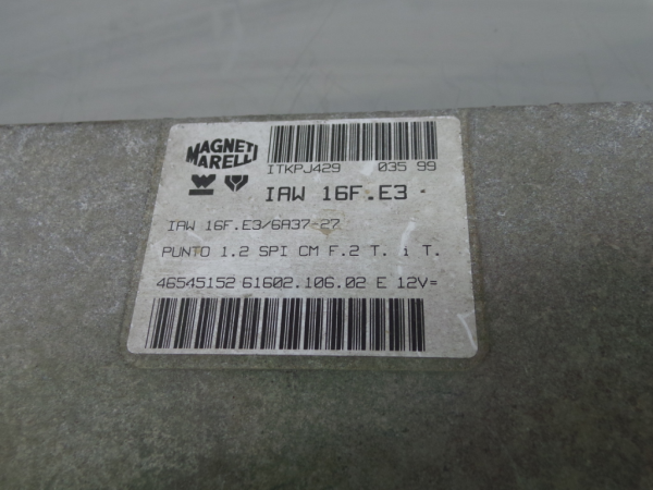 Centralina motor / ECU FIAT Punto (176_) Imagem-3
