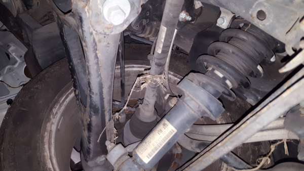 Amortecedor trás direito PORSCHE Cayenne (9PA)