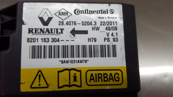 Centralina airbag DACIA Duster (HS_) Imagem-4