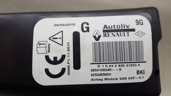 Airbag Izquierdo RENAULT Clio IV (BH_) Imagem-4