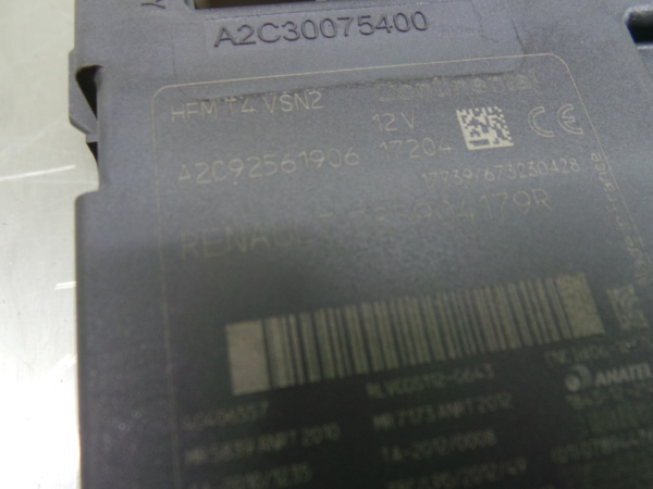 Lector de llave de encendido RENAULT Clio IV (BH_) Imagem-2