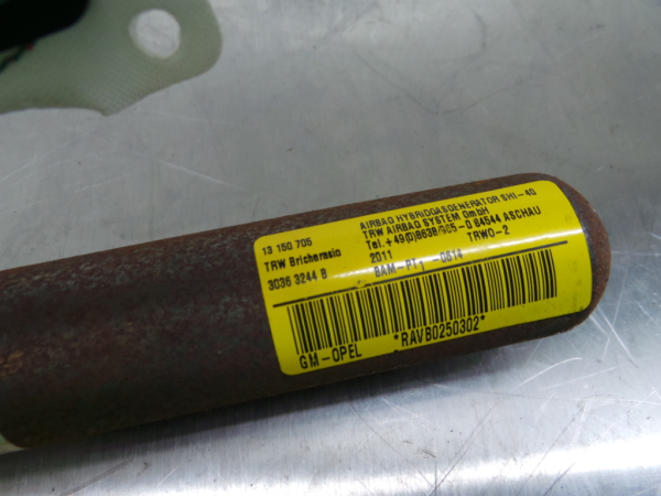 Airbag Rideau Droite OPEL Corsa D Imagem-3